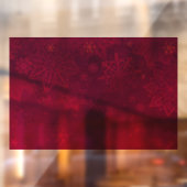 赤いクリスマス ウィンドウサイン (シート2)