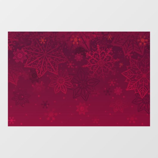 赤いクリスマス ウィンドウサイン (シート)