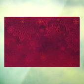 赤いクリスマス ウィンドウサイン (シート3)