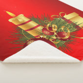 赤いクリスマス シェルパブランケット (3/4)