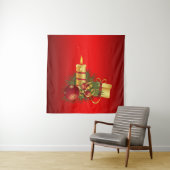 赤いクリスマス タペストリー (インサイチュ)