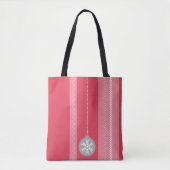 赤いクリスマス トートバッグ (正面)