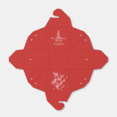 赤いクリスマス フェイバーボックス (折り畳みなし)