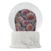 赤いクリスマス·ボール スノーグローブ (正面)