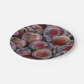 赤いクリスマス·ボール ペーパープレート (アングル)