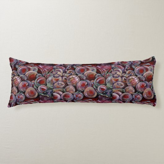 赤いクリスマス·ボール ボディピロー (正面)