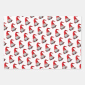 赤いクリスマス |格言 |クリスマス ラッピングペーパーシート (正面)