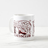 赤いクロムマグ コーヒーマグカップ (正面左)