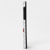 赤いクローバーパーソナライズされたケース – メイトiPhoneケース Case-Mate iPhoneケース (裏面/左)