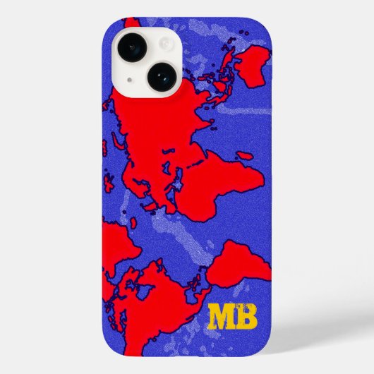 赤いクールカルトデュモンデ Case-Mate iPhoneケース (裏面)