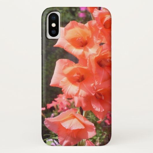 赤いグラジオラス Case-Mate iPhoneケース (裏面)