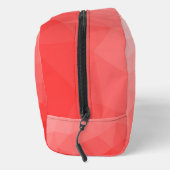 赤いグラデーションのジオメトリメッシュパターン ドップキット (右)