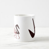赤いグラフィティ救イエス コーヒーマグカップ (中央)