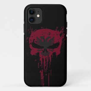 赤いグランジスカルケース – Mate iPhoneケース iPhone 11 ケース