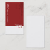 赤いグランジ 名刺 (正面/裏面)