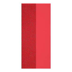 赤いグリッターとマット4"×9"垂直ラックカード ラックカード
