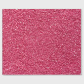 赤いグリッターホワイトスパークス ラッピングペーパー (フラット)