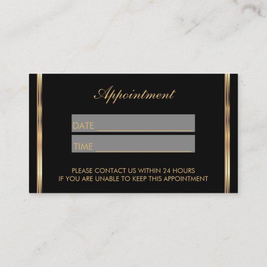 赤いグリッター唇アポイントメント集計表 予約カード (裏面)