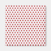 赤いグリッター星 マグネット (正面)