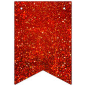 赤いグリッター。 バンティングフラッグ (第2の旗)