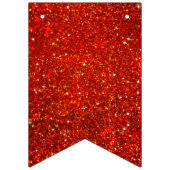 赤いグリッター。 バンティングフラッグ (第3の旗)