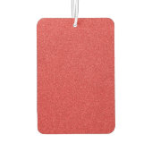 赤いグリッター、輝き、グリッターの背景 カーエアーフレッシュナー (裏面)