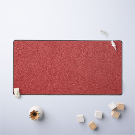 赤いグリッター、輝き、グリッターの背景 デスクマット