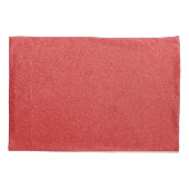 赤いグリッター、輝き、グリッターの背景 枕カバー (裏面)