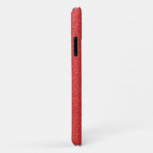 赤いグリッター、輝き、グリッターの背景 Case-Mate iPhoneケース (裏面/右)