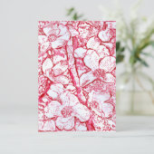 赤いグリーティングカード サンキューカード (スタンド正面)