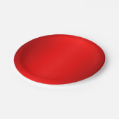 赤いグロー ペーパープレート (アングル)
