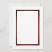 赤いケシとバ結婚ラップ 招待状 (裏面)