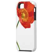 赤いケシのシンプル Case-Mate iPhoneケース (裏面左)