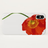 赤いケシのシンプル Case-Mate iPhoneケース (裏面(横))