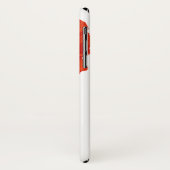 赤いケシのシンプル Case-Mate iPhoneケース (裏面/左)