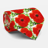 赤いケシのタイ ネクタイ (ロール)