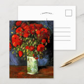 赤いケシの入った花瓶 |ビンセント・ヴァン・ゴッホ ポストカード