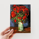 赤いケシの入った花瓶 |ビンセント・ヴァン・ゴッホ ポストカード<br><div class="desc">オランダアーティストのヴィンセント・ヴァン・ゴッホによる赤いポピーの花瓶。オリジナルア素晴らしート絵画ズは、鮮やかな赤い花の静寂を描いたキャンバス上の油。デザインツールを使用してイメージのカスタム文字を追加したり、イメージをカスタマイズする。</div>