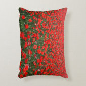 赤いケシの分野 アクセントクッション (正面(垂直))