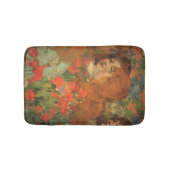 赤いケシの女の子(by George Henry) バスマット (正面)
