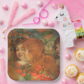 赤いケシの女の子(by George Henry) ペーパープレート (パーティー)