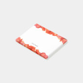 赤いケシの水色 ポストイット (アングル)