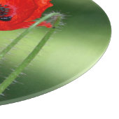 赤いケシの種の丸いカッティングボード カッティングボード (角)