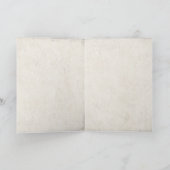 赤いケシの花およびネコヤナギ カード (内部)