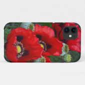 赤いケシの花の携帯ケース Case-Mate iPhoneケース (裏面(横))