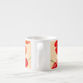 赤いケシの花 エスプレッソカップ (裏面)