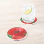 赤いケシの花 コースター (側面)