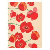 赤いケシの花 テーブルクロス (正面)