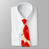 赤いケシの花 ネクタイ (タイ)