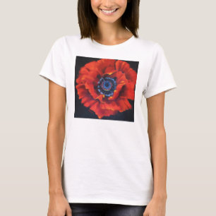 赤いケシのTシャツ Tシャツ